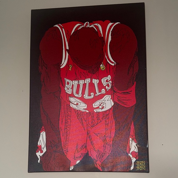 NBA Other - Michael Jordan 23 Basketball Canvas Art